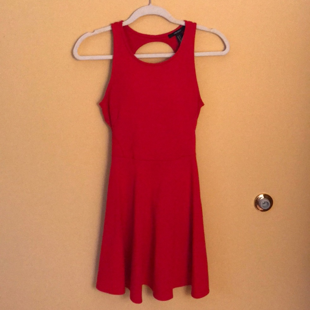 Red Cut Out Dress